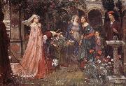 John William Waterhouse The Enchanted Garden oil painting picture wholesale